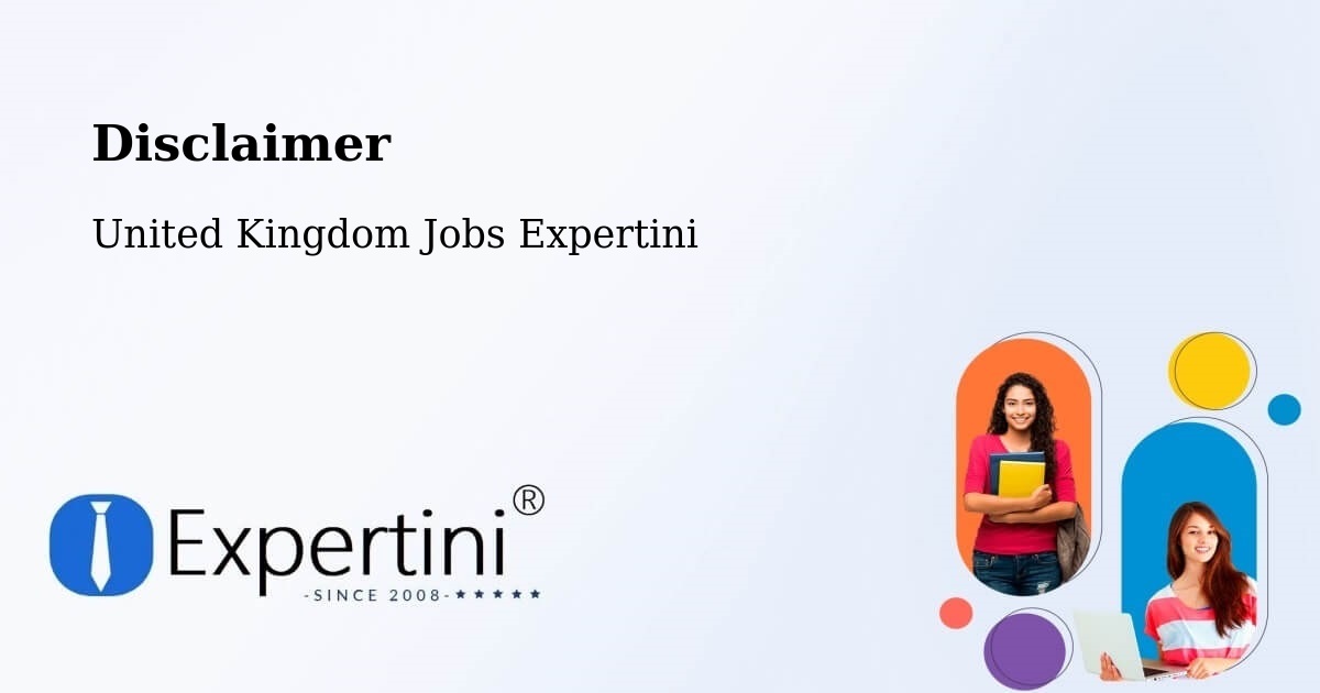Disclaimer – Yeovil - United Kingdom Jobs Expertini